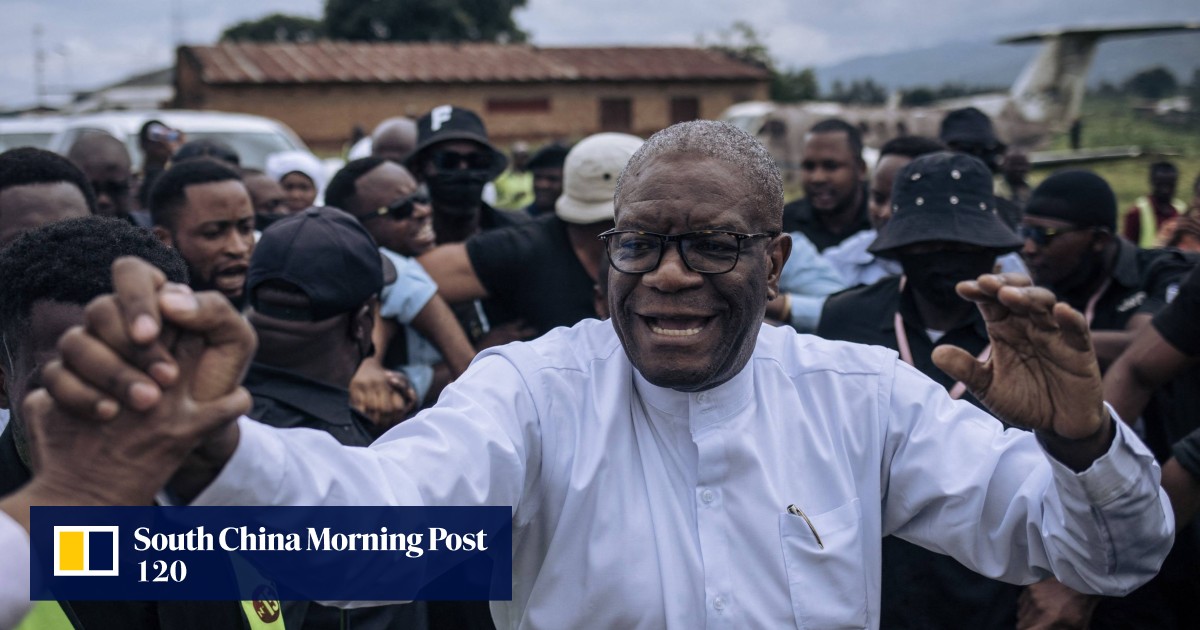 Congo Nobel laureate Denis Mukwege kicks off presidential campaign with a promise to end violence, corruption