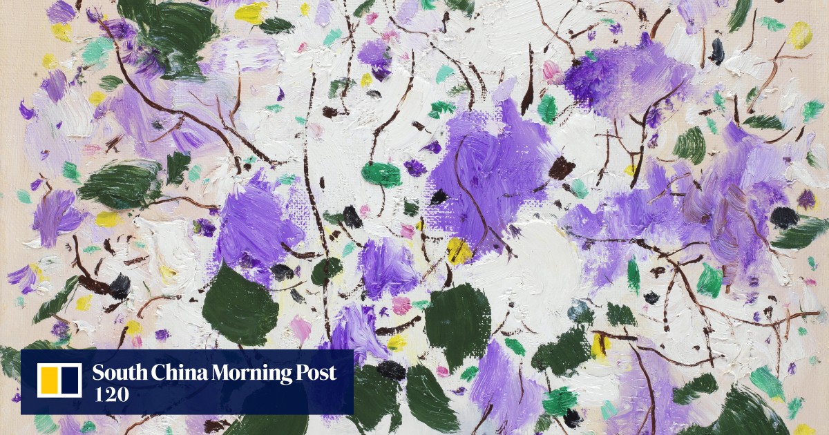 Floral art by Andy Warhol, Pablo Picasso, Claude Monet and other artists on display at private Deji Art Museum in Nanjing, China