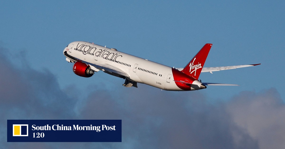 Virgin jetliner makes first-ever transatlantic flight with low-carbon fuel