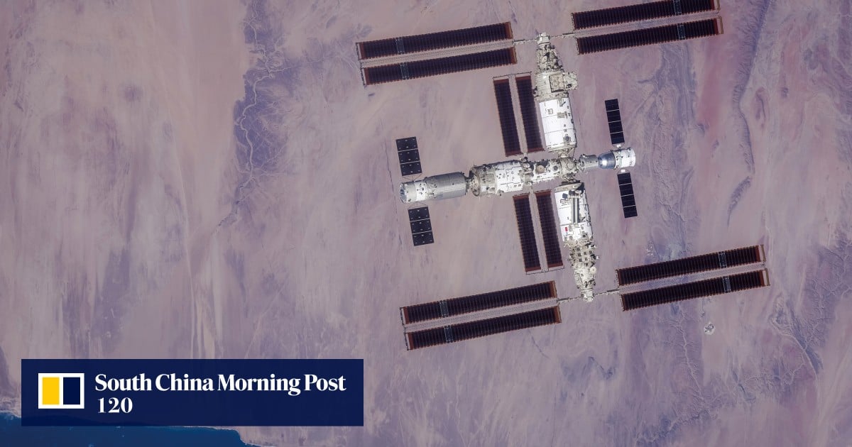 China publishes the first panoramic images of the Tiangong space station