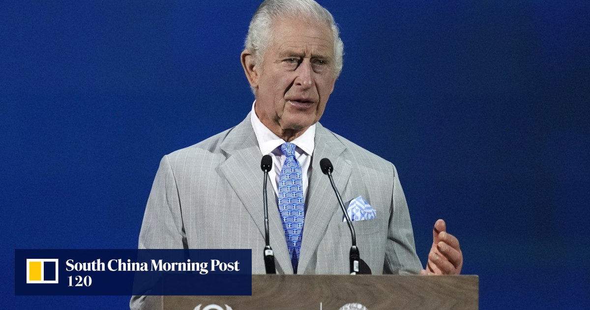 King Charles’s Greek flag tie at Dubai Cop28 summit raises eyebrows amid UK-Athens row over Parthenon Marbles