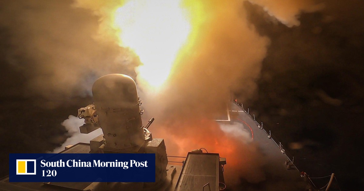 US warship shoots down drones as commercial vessels hit by Houthi attack in Red Sea