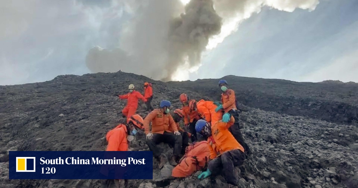 23 feared dead in Indonesia volcano eruption as more climbers’ bodies uncovered