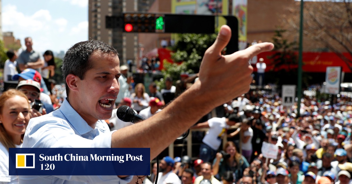 Venezuelans Take To The Streets As Power Struggle Between Juan Guaido And President Nicolas 7691