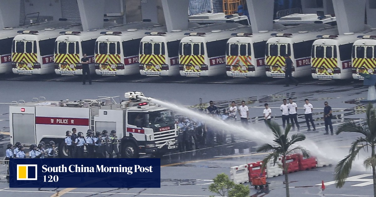Exclusive: Anti-riot vehicles equipped with water cannons to begin road ...
