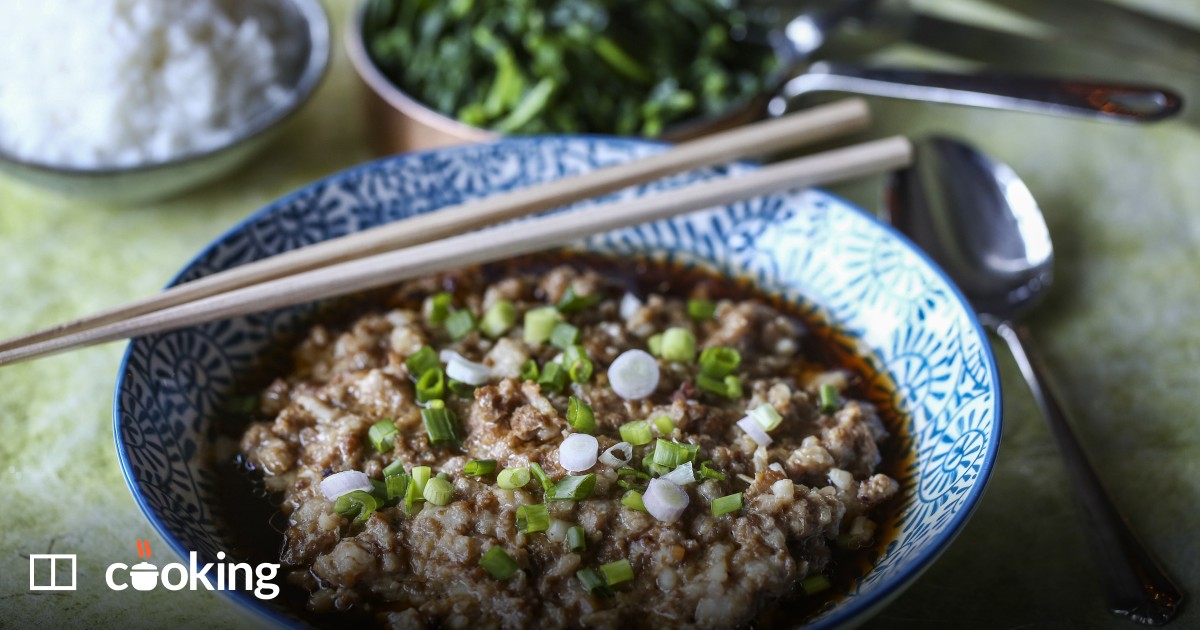 Easy Chinese steamed pork patty with dried cuttlefish recipe SCMP