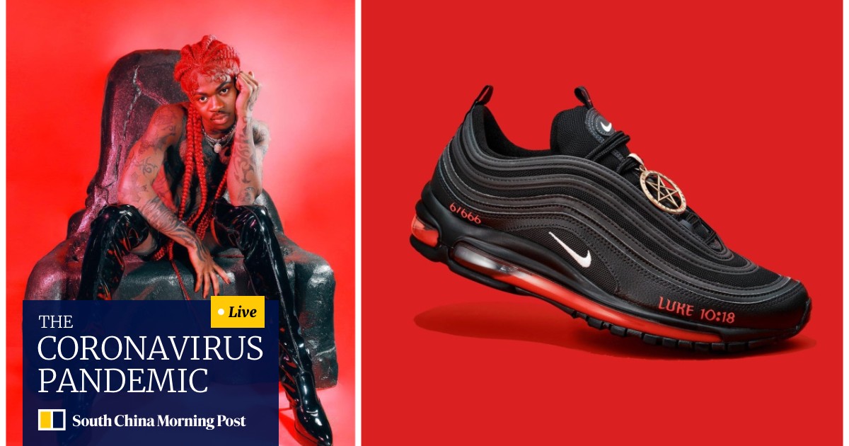 Inside Lil Nas X S Satan Shoe The Sneaker That Sold Out In Under A Minute Is The Limited Edition Us 1 000 Mschf Shoe Really A Nike Air Max 97 Knock Off South China Morning