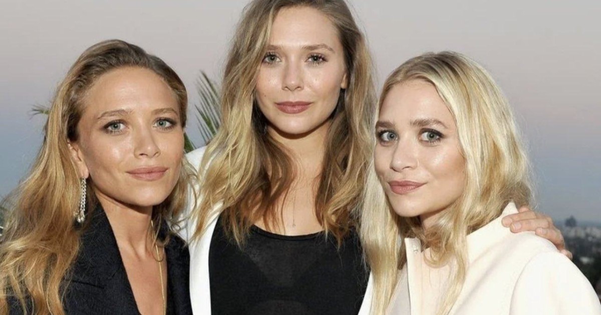 Olsen with her sisters Mary and Kate
