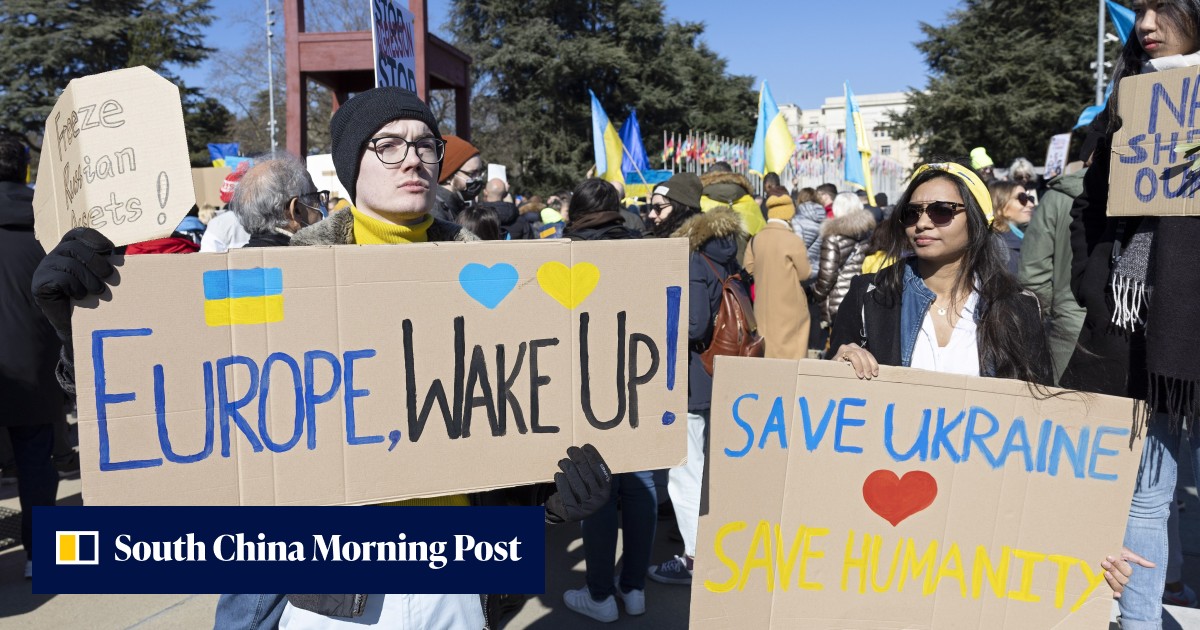 Ukraine crisis: Protests erupt around the world in solidarity with Ukraine - Vimarsana News