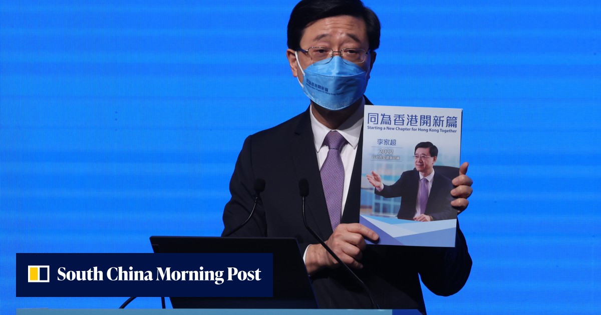Hong Kong chief executive election 2022: will John Lee's manifesto 'open a new chapter' for city or is he lifting from the playbooks of previous leaders? - Vimarsana News