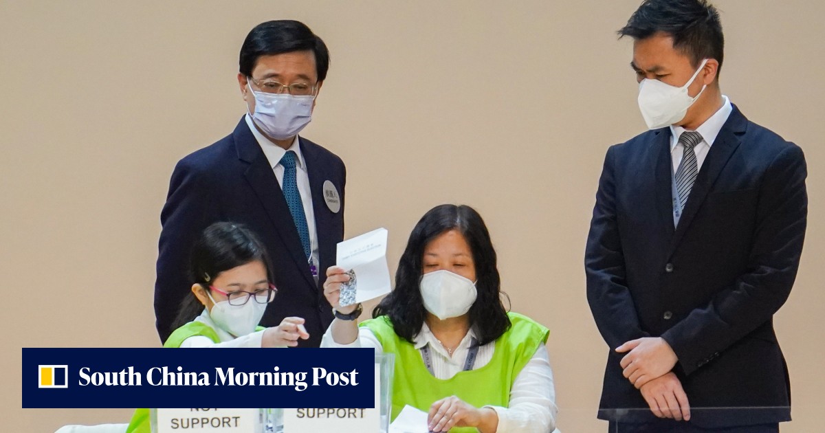 John Lee's victory in Hong Kong chief executive election no clean sweep after 8 in small-circle committee vote against him and another 4 cast blank ballots - Vimarsana News