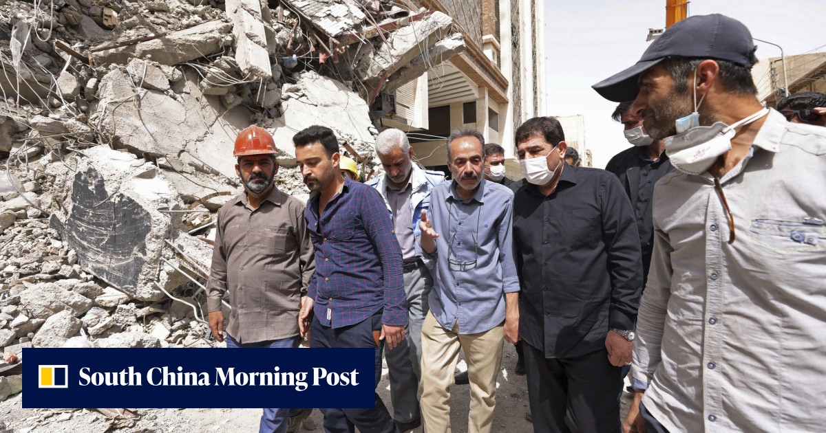 Iran disrupts internet as demonstrators rally over shopping centre tower collapse that killed 34 - Vimarsana News
