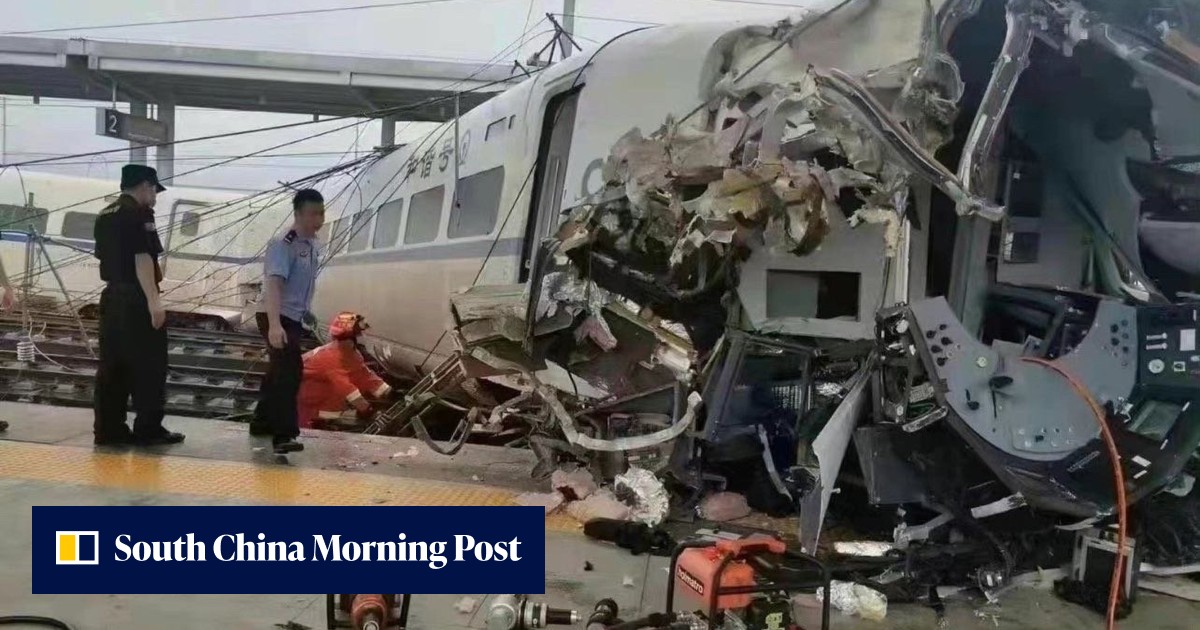 One dead in high-speed train crash in southwest China - Vimarsana News