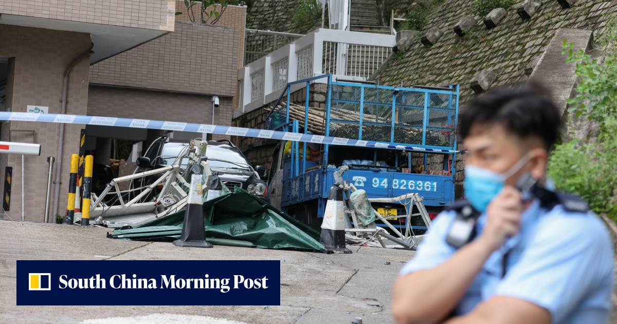 2 workers on gondola plunge about 20 floors to their deaths at Hong Kong residential block - Vimarsana News