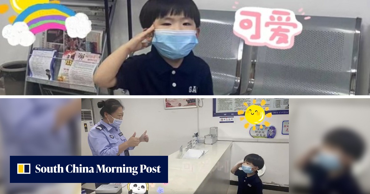 'How lovely he is': adorable 4-year-old Chinese boy delights millions for saluting policewoman helping him get identity card - Vimarsana News