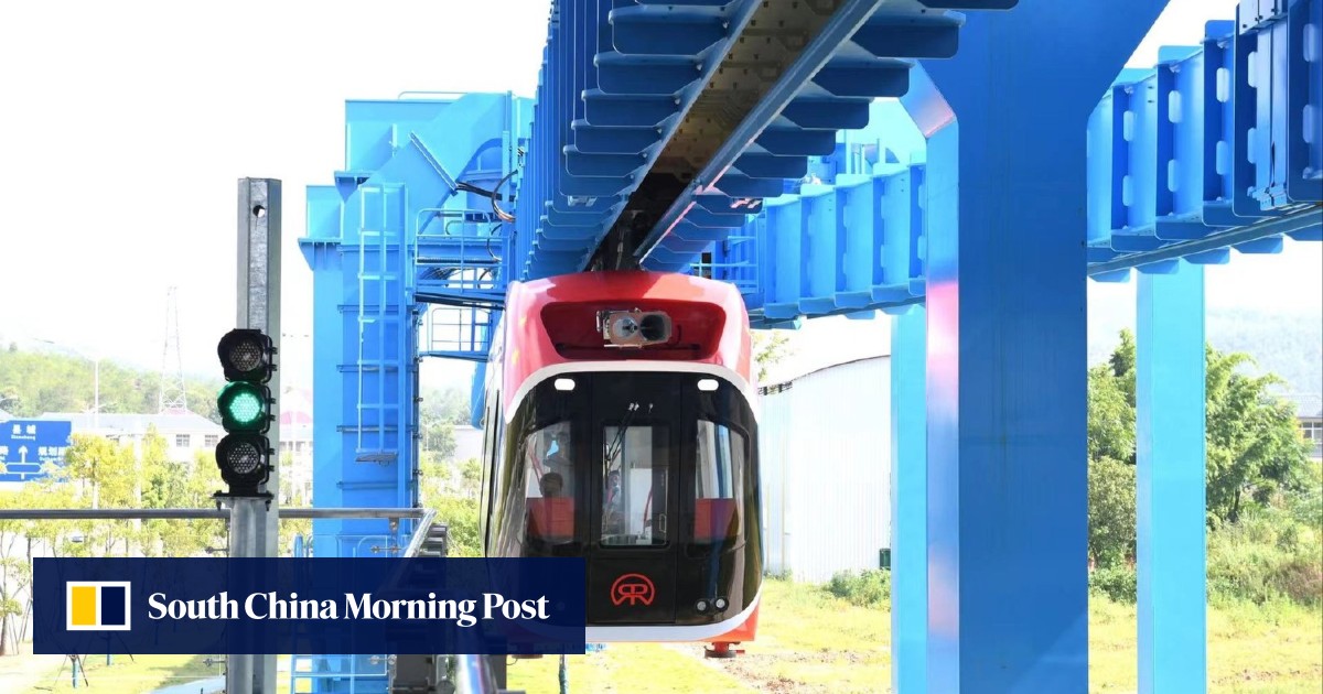 Maglev 'sky train' with rare earth permanent magnets floats without power