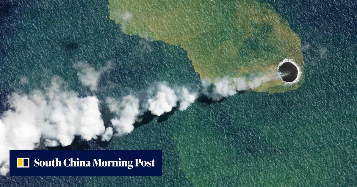 Tonga underwater volcano erupts, forming new 'baby' Pacific Ocean island - Vimarsana News