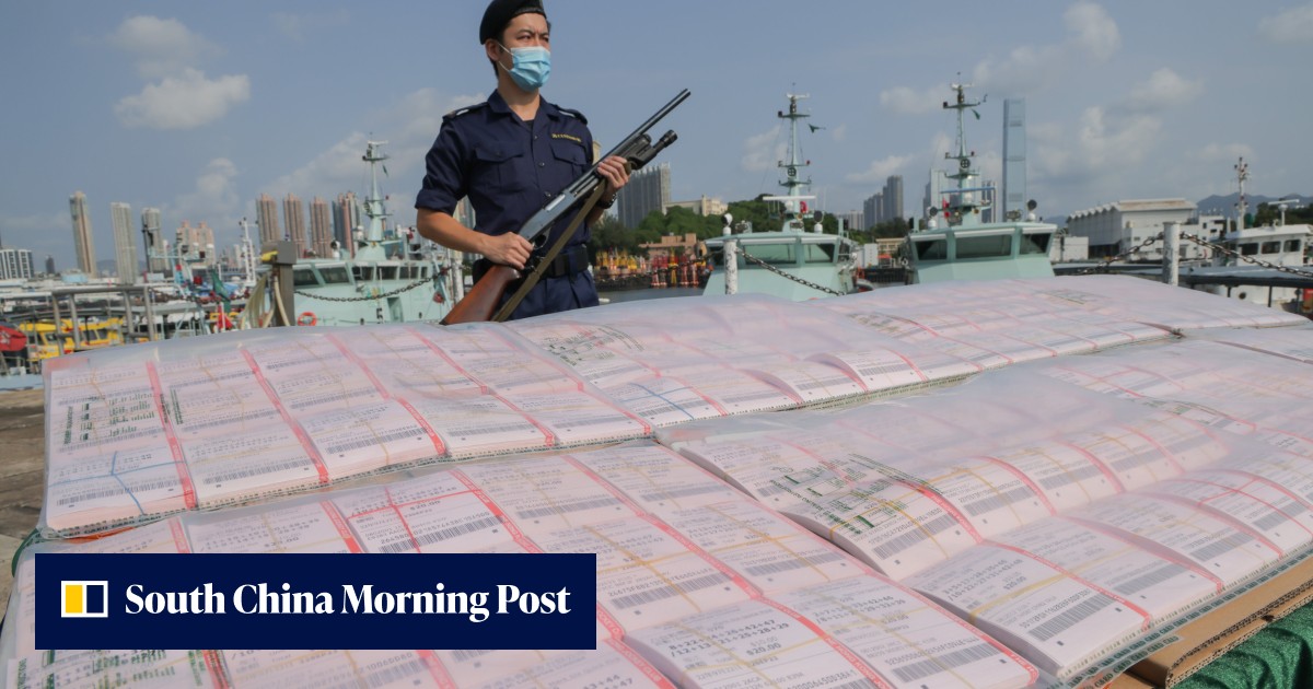 Hong Kong customs finds nearly 600 winning Mark Six lottery tickets worth HK$70,000 in smuggling seizure - Vimarsana News