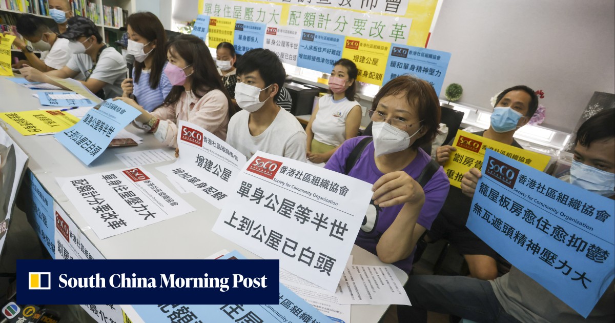 Non-elderly singles should get subsidies too because they have longest wait for Hong Kong public housing, SoCO says - Vimarsana News