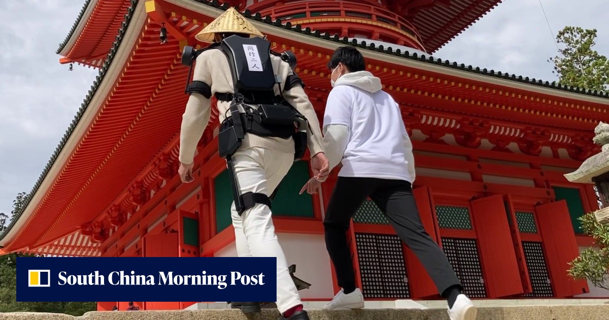 Japanese robot suit that optimises users' steps and helps people walk again gets put through paces on 1,200km ancient pilgrimage route - Vimarsana News