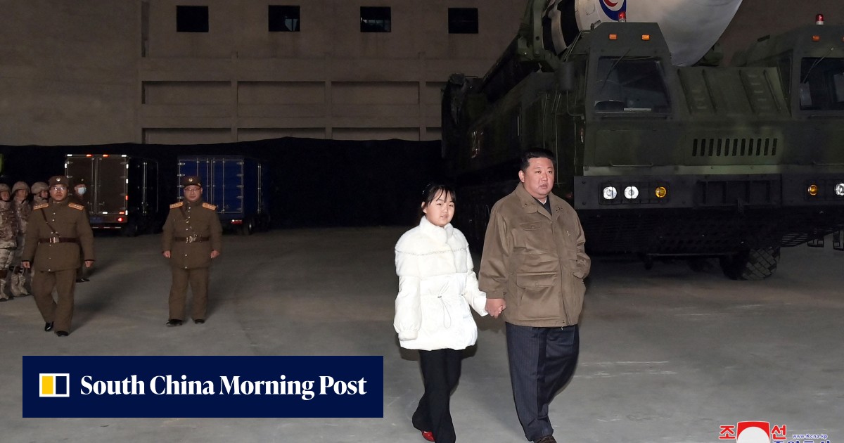 North Korea's Kim Jong-un reveals daughter for first time at ballistic missile test - Vimarsana News
