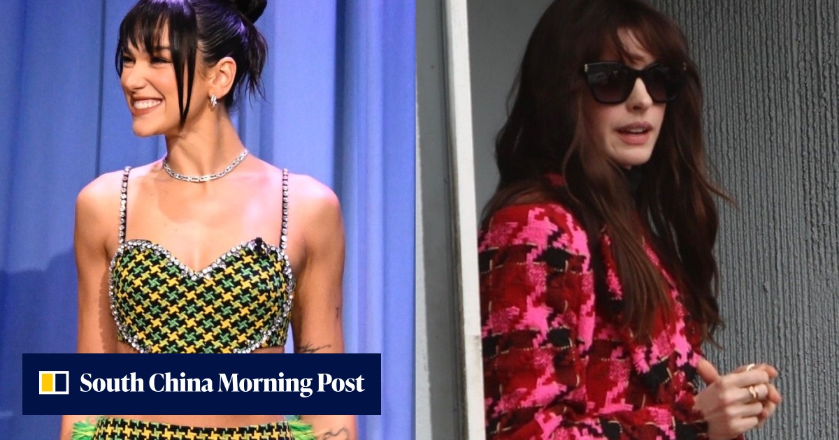 Style icons Anne Hathaway, Kate Middleton, Dua Lipa are fans of houndstooth – how to wear it without looking too retro - Vimarsana News
