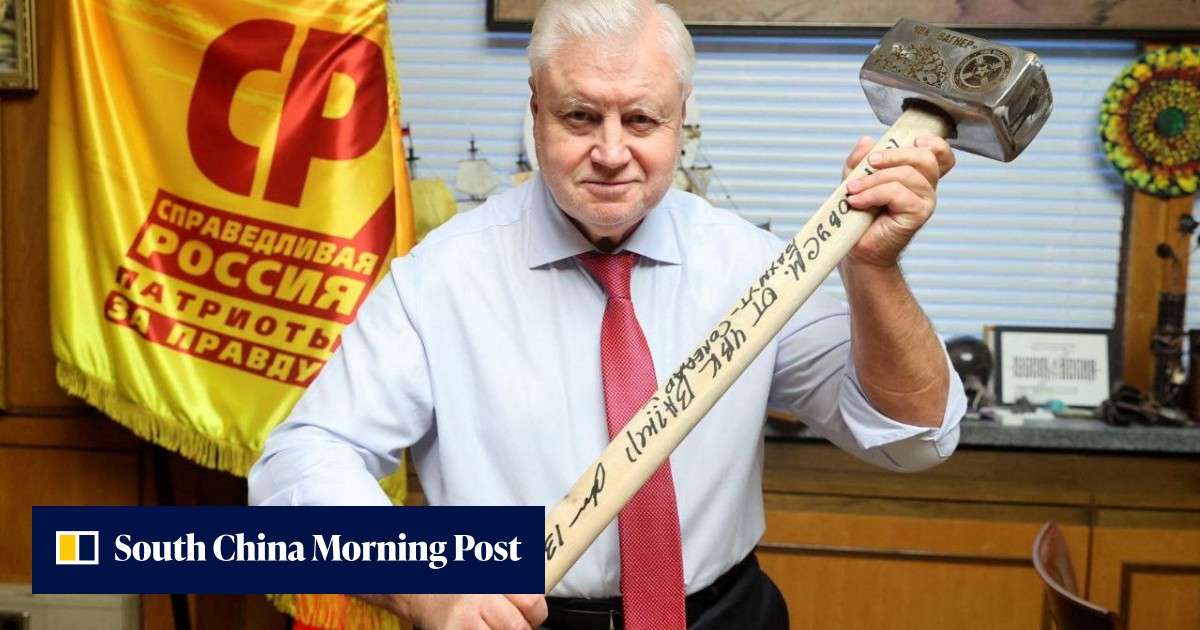 Russian politician poses with sledgehammer in tribute to Wagner mercenaries - Vimarsana News