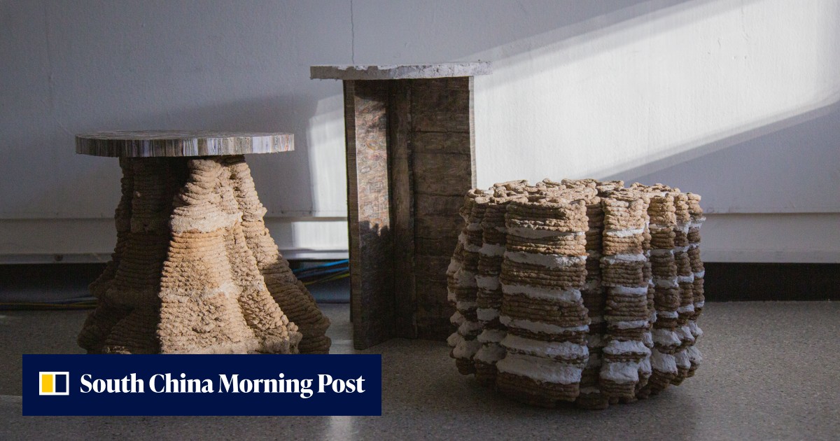 Upcycled waste: sustainable furniture and homewares made from eggshells, earth, paper, fruit peel – even blood - Vimarsana News