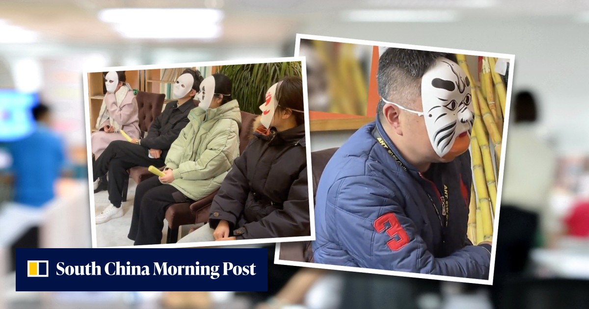 'Good looks should not count': Chinese firm gains online plaudits after it insists job applicants wear a costume mask in interviews - Vimarsana News
