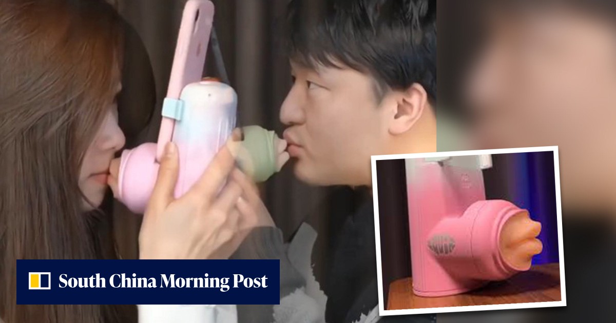 'Where's the tongue?': creepy Chinese kissing contraption offers long-distance, lip-smacking 'real-life' encounters of the smooching kind - Vimarsana News
