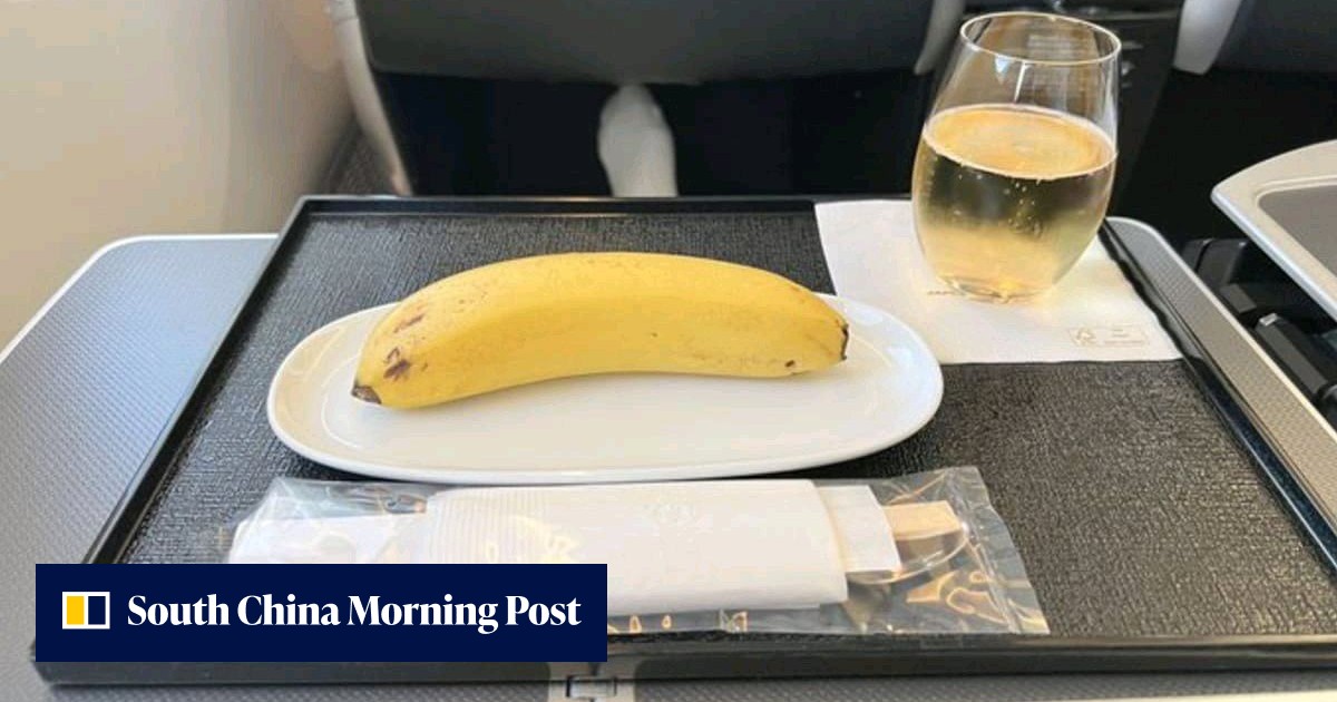 Japan airline serves vegan passenger 'a single banana' and chopsticks for in-flight meal - Vimarsana News