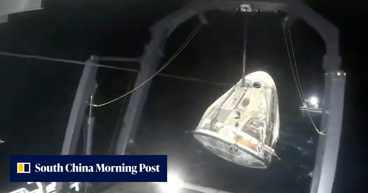 SpaceX capsule returns crew of 4 from space station mission - Vimarsana News