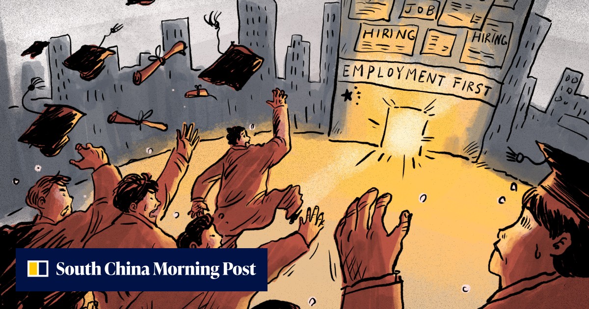 What does China's 'employment-first strategy' mean for young jobseekers in an overcrowded labour pool? - Vimarsana News