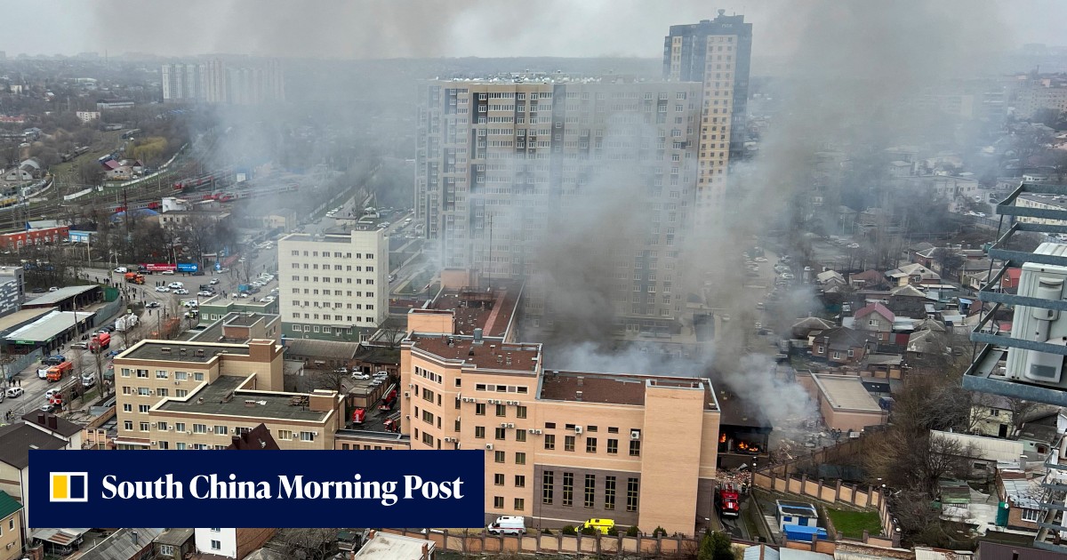 Russian security services building on fire in region bordering Ukraine - Vimarsana News