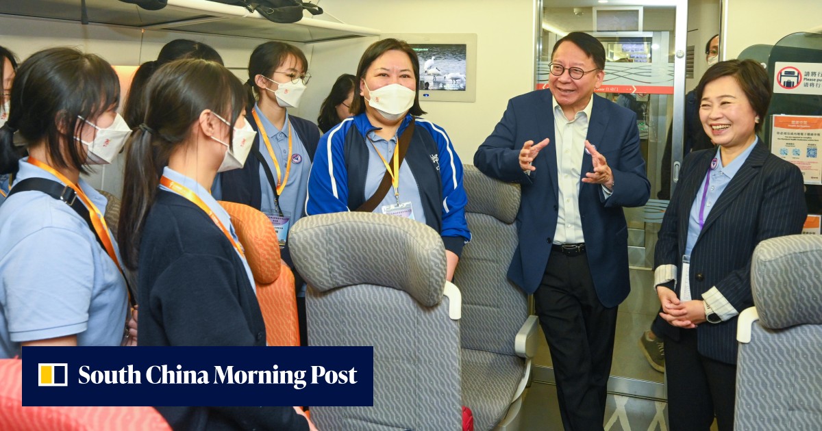 First batch of Hong Kong students leave for tour to mainland China under requirement by new core subject citizenship and social development - Vimarsana News