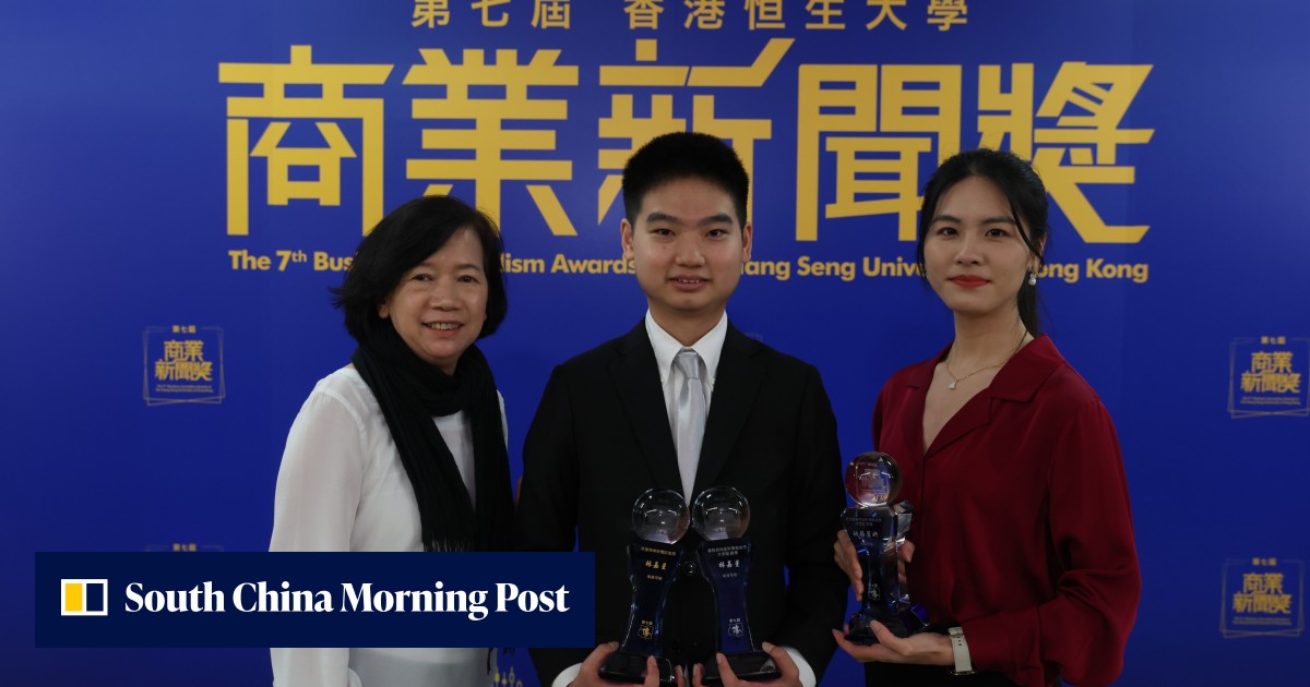 SCMP's Lam Ka-sing wins Business Reporter of the Year honour at Hang Seng University's 7th Business Journalism Awards - Vimarsana News