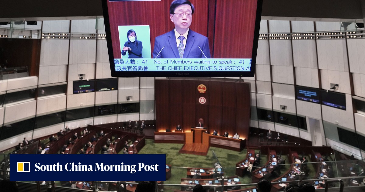 Televised session where Hong Kong's John Lee takes questions from lawmakers to be revamped to focus on specific policies, 'unleash potential of patriots' - Vimarsana News
