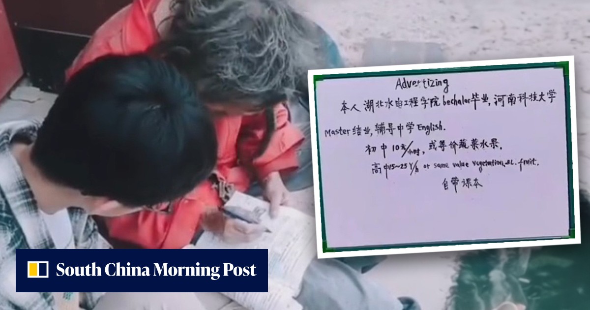 'Can he teach?': doubts over Chinese vagrant who claims a master's degree, offers cheap English lessons but struggles to spell - Vimarsana News
