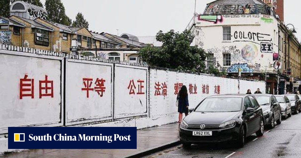 War of words over China breaks out on London wall - Vimarsana News