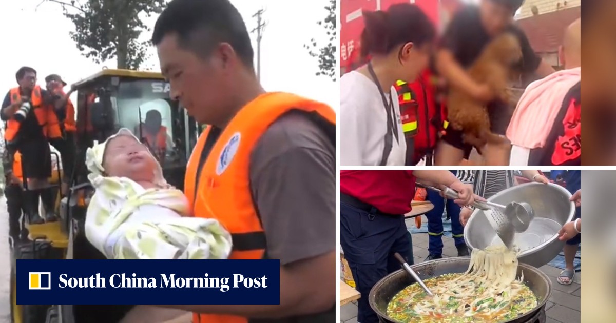 Floods of humanity: China rescuers inundate social media with selfless acts in deluged city, touching millions online - Vimarsana News