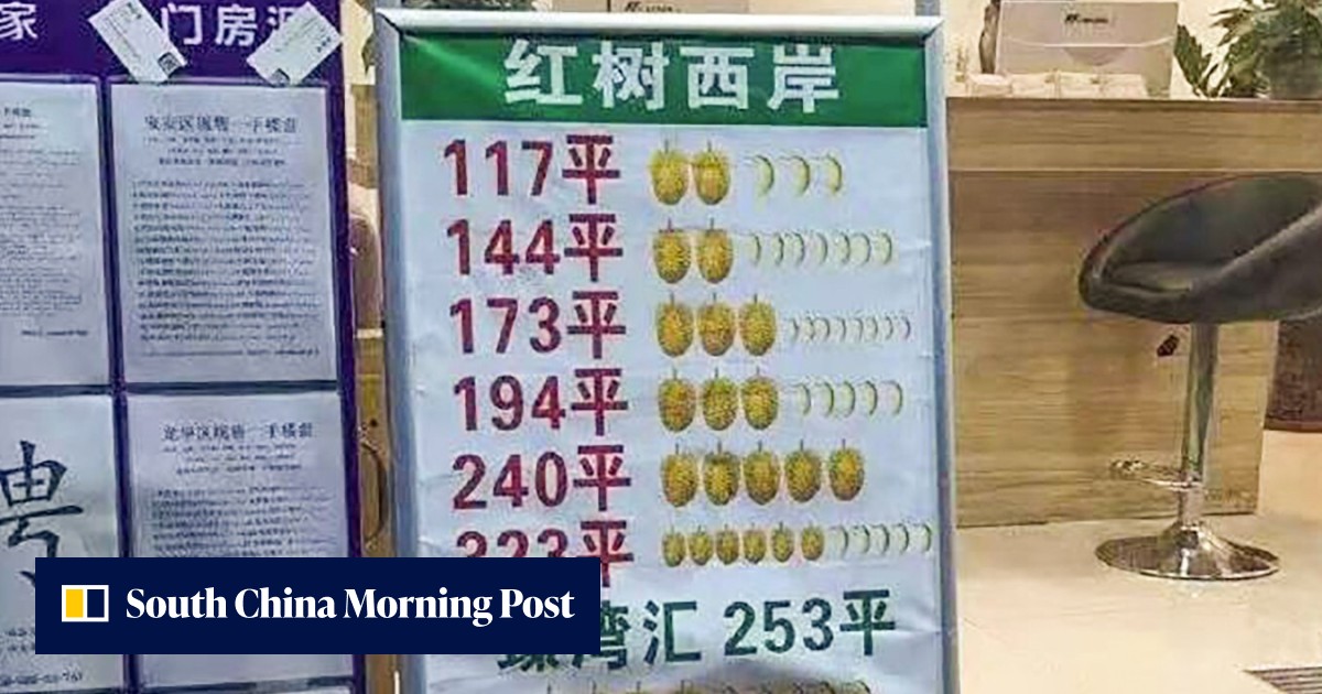 Shenzhen property agent rebuked for 'misconduct' over use of fruit code to disguise home prices that breached official cooling guidelines - Vimarsana News