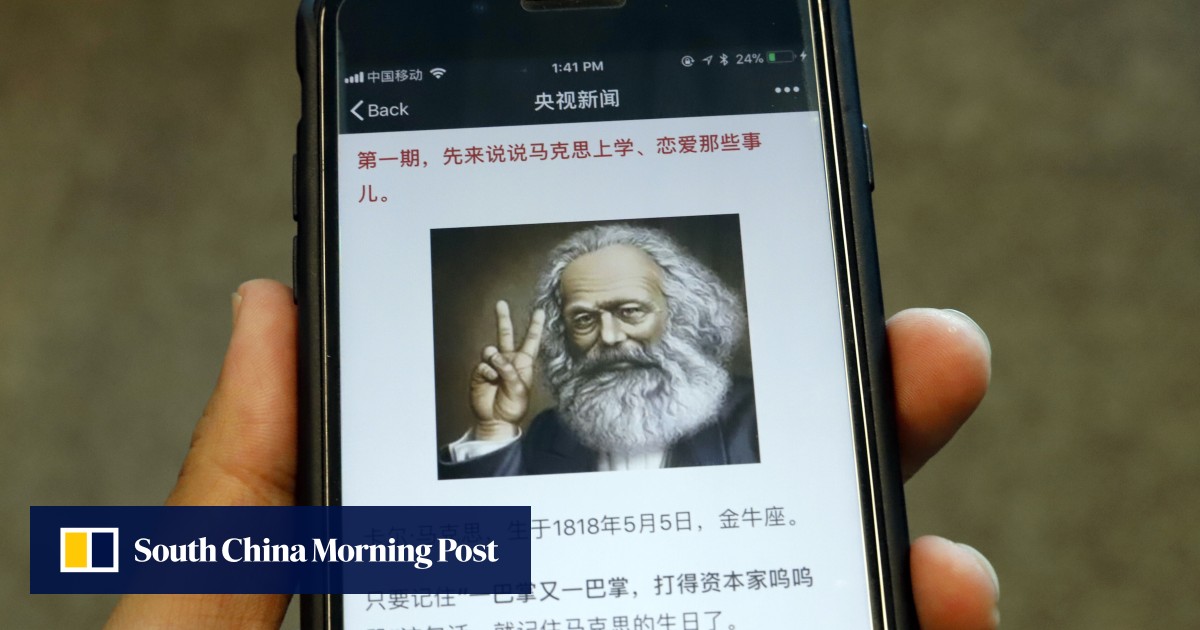 China S Big Tech Sector Urged To Abide By Karl Marx S Ideals Do Away With 996 Work Culture South China Morning Post