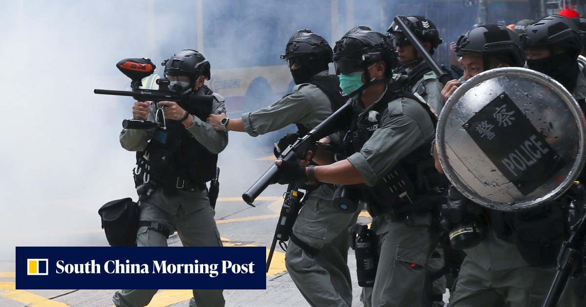 Hong Kong police import new anti-riot guns for crowd control, ready to be deployed on National Day - Vimarsana News