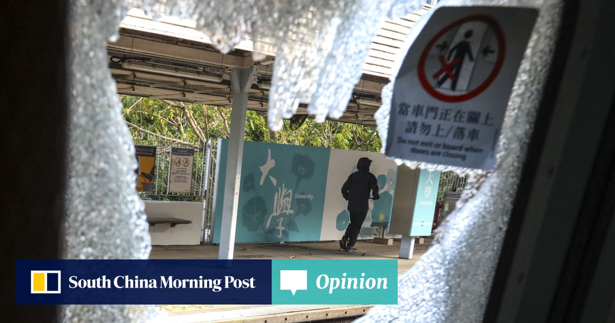 Hong Kong S Protest Battered University Station To Reopen Mtr