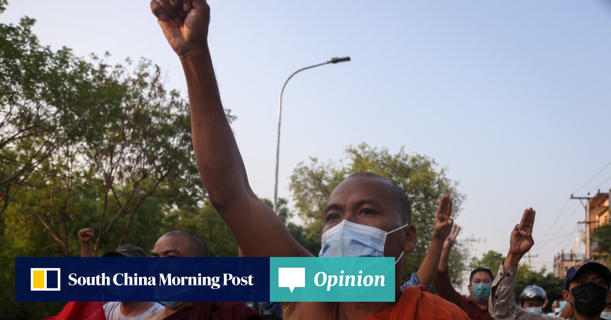 Myanmar S Buddhist Monks Split Over Opposition To Coup South China Morning Post Myanmar S Buddhist Monks Split Over Opposition To Coup South China Morning Post