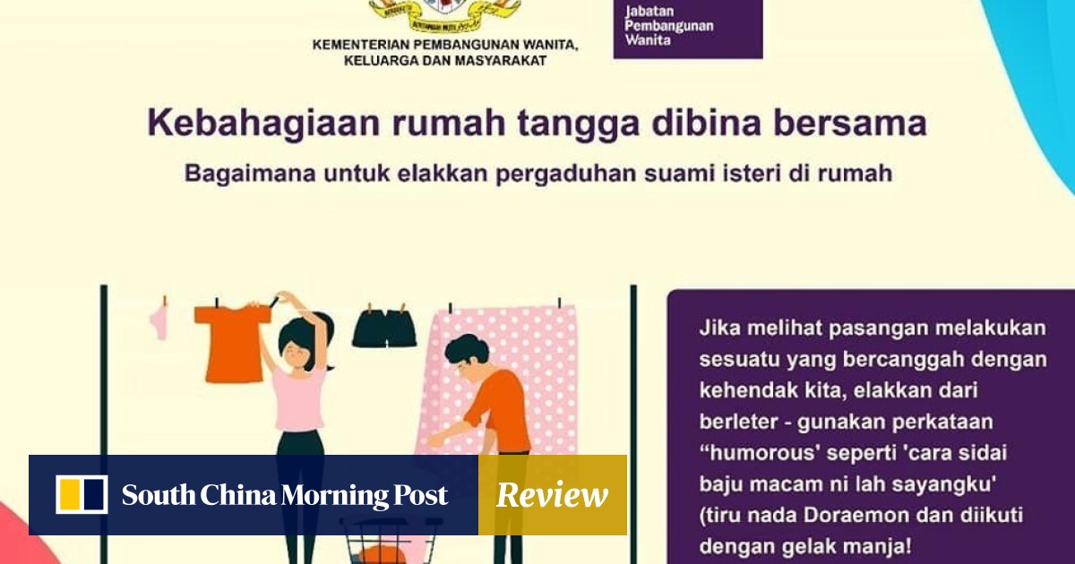 Coronavirus Quarantine Murders And Domestic Violence Mean Malaysian Ministry S Sexist Advice Is No Laughing Matter South China Morning Post