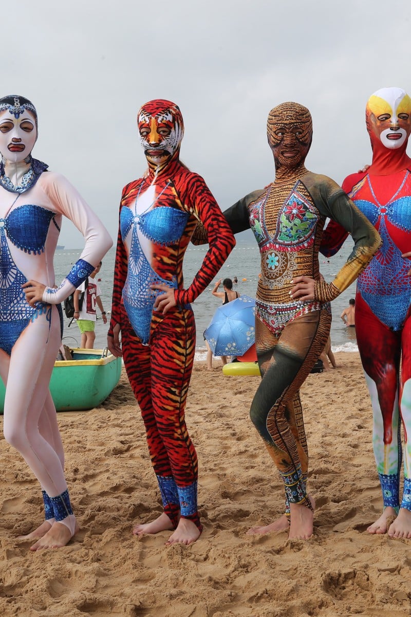 Facekini: Meet the woman behind China's most infamous beach accessory