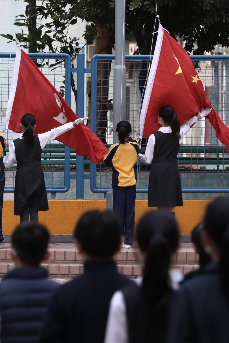 Flagraising rules at Hong Kong schools not intended to make pupils ‘suffer’, but to foster