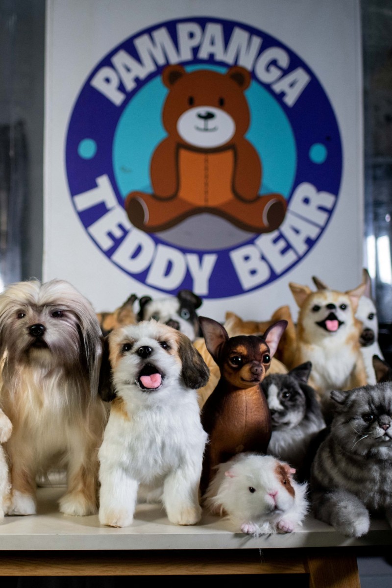 Philippines toymaker creates lifelike pet plushies for grieving
