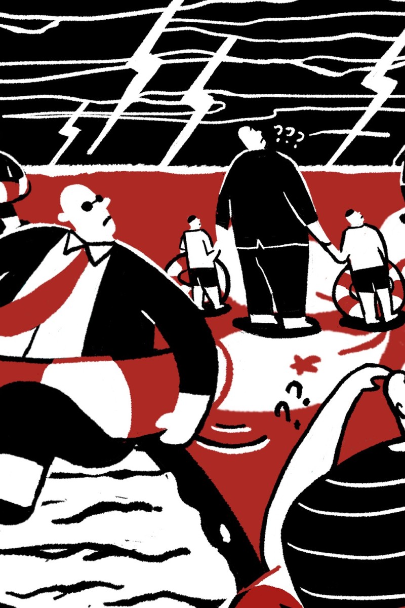 Thousands of professionals from mainland China have been drawn to the city but a summer of unrest has left many questioning the protests and their own place in Hong Kong. Illustration: Perry Tse